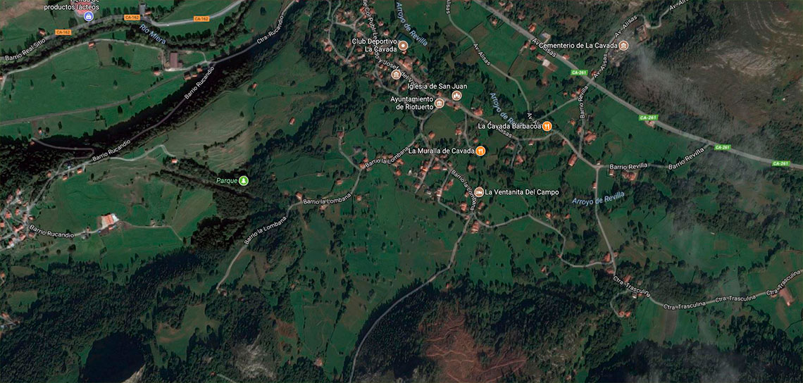 Estudio previo terreno - parcela en la Cavada (Ayuntamiento de Riotuerto) (Cantabria)