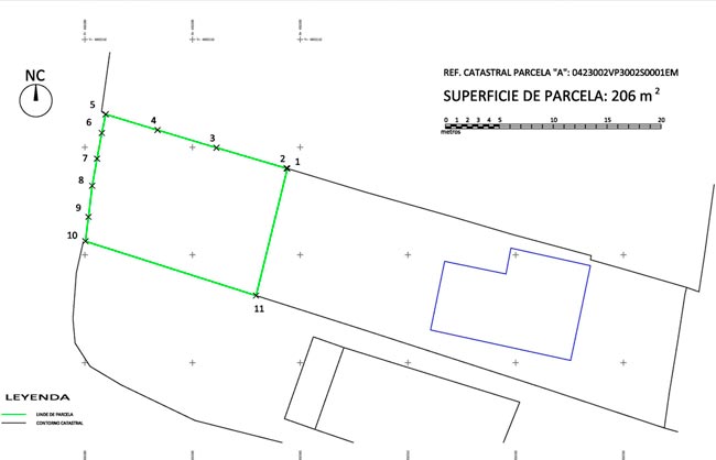 Medicin topogrfica de parcela en Santander