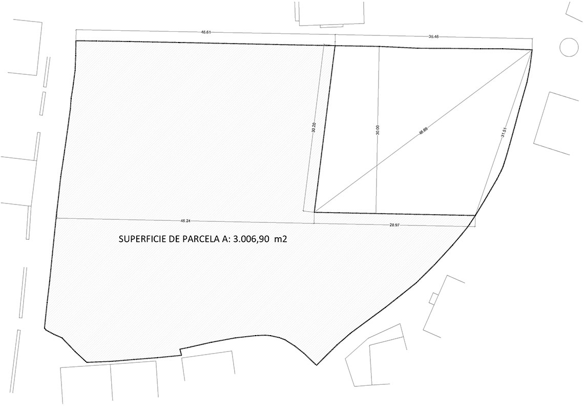 Segregacin de parcelas urbanas en Santa Mara de Cayn (Cantabria)