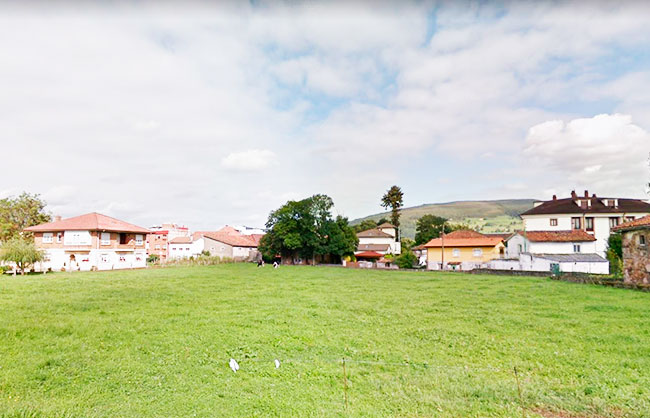 Segregación de parcelas urbanas en Santa María de Cayón (Cantabria)